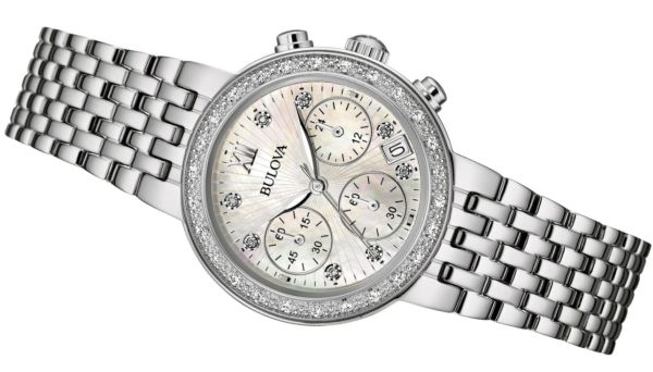 HIT! ZEGAREK DAMSKI BULOVA DIAMOND CHRONO 96W204!!