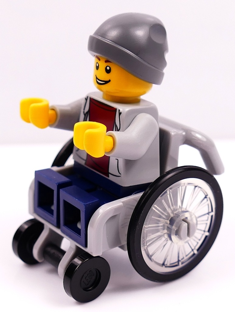 8semka LEGO PAN CHŁOPIEC NA WÓZEK INWALIDZKI NOWY