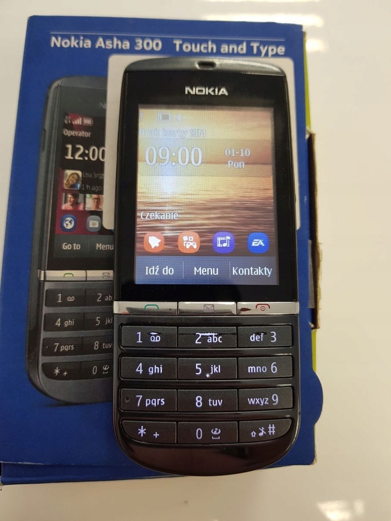 Nokia Asha 300 KOMPLET Warszawa sklep FV23%
