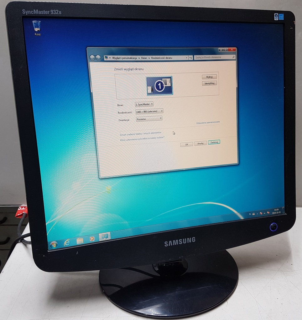 MONITOR SAMSUNG SYNC MASTER 932B F-VAT OD RĘKI