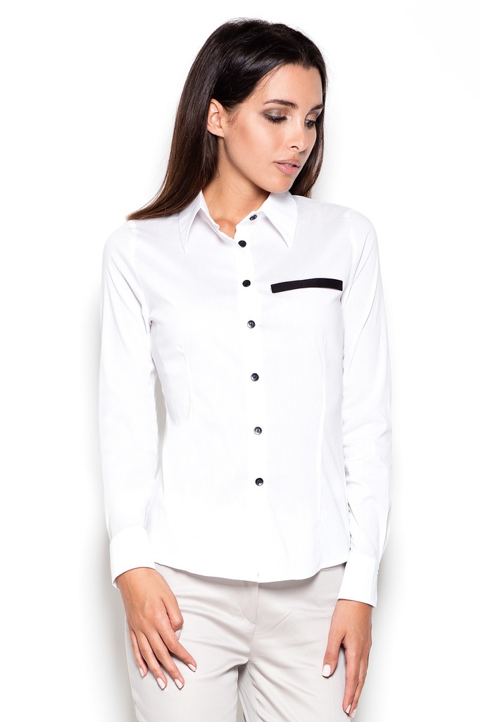 Koszula K033 S Biały