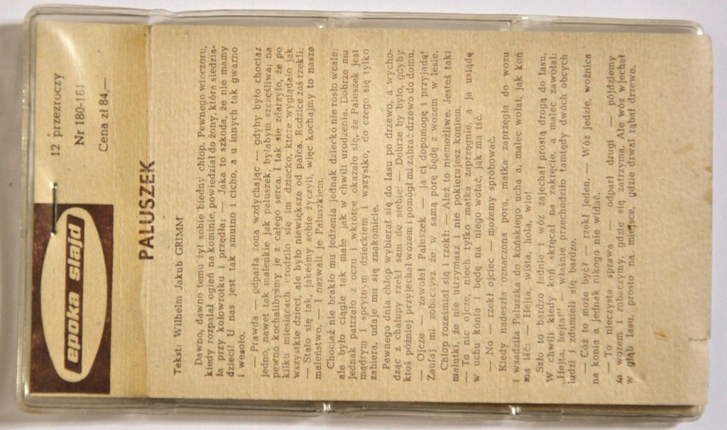 WILHELM JAKUB GRIMM PALUSZEK EPOKA SLAJD