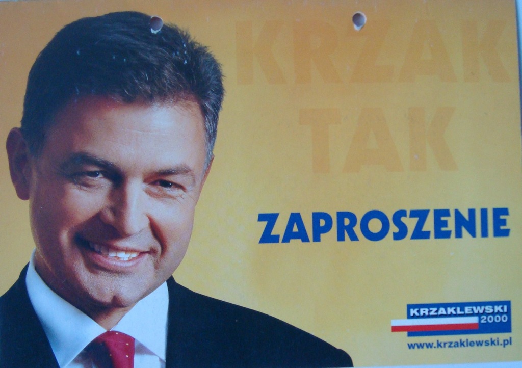 Wybory prezydenckie- 2000r. Marian Krzaklewski 