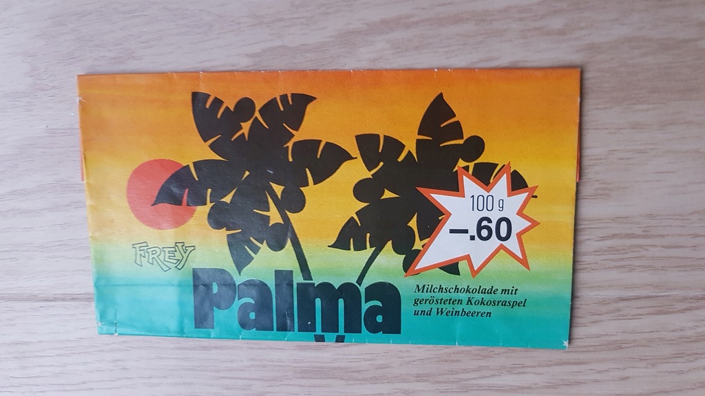 NIEMCY OPAKOWANIE CZEKOLADA PALMA