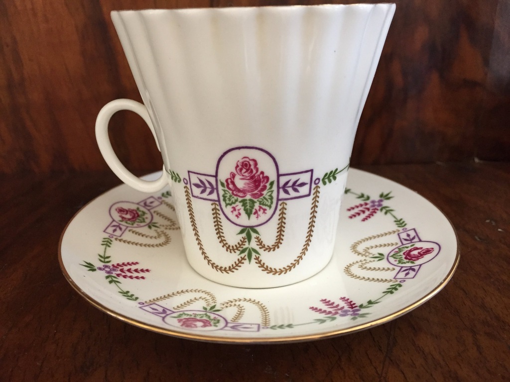 Rosyjska porcelana ŁOMONOSOW filiżanka na kawę