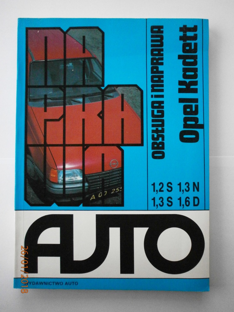 Opel Kadett E 1984-1991 instrukcja napraw JAK NOWA