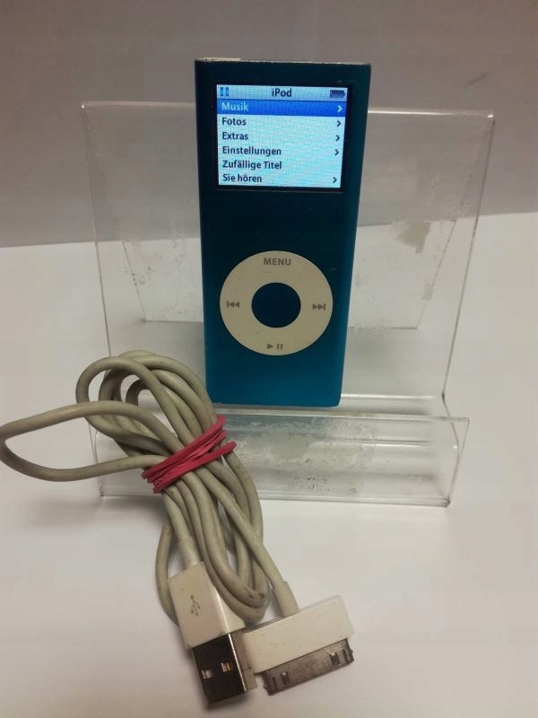 IPOD NANO 4GB + KABEL OD ŁADOWARKI