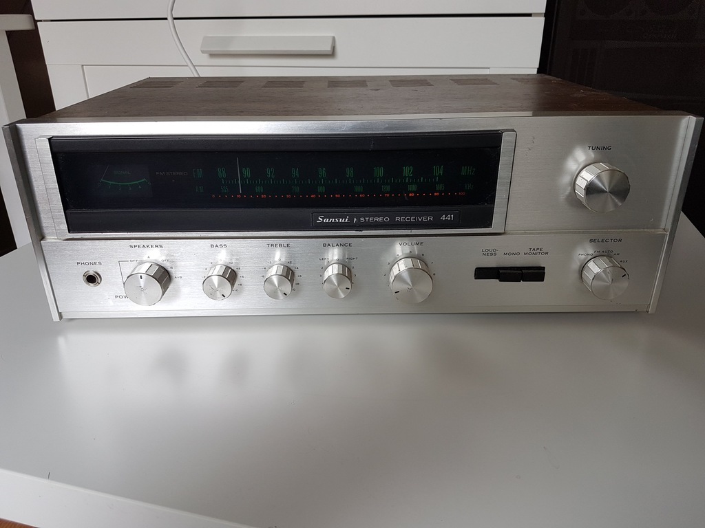 SANSUI STEREO RECEIVER ステレオレシーバー 441 SANSUI STEREO RECEIVER ステレオレシーバー 441 Vintage Sansui