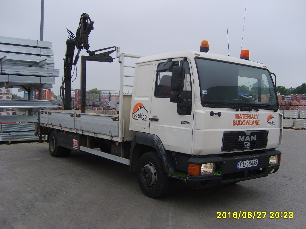SAMOCHÓD CIĘŻAROWY MAN 10.163 + HDS 1,5 T