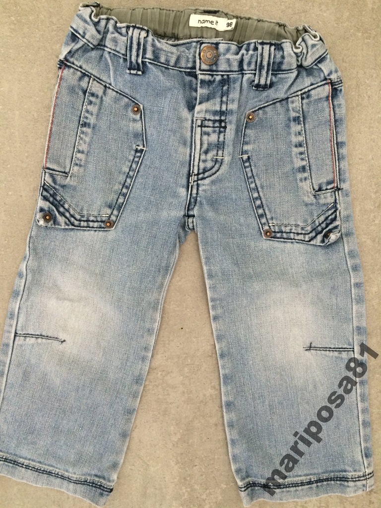 NAME IT oryginalne jeansy chłopięce 98