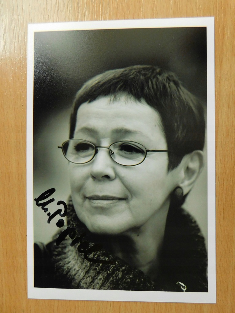 Urszula Popiel - oryginalny autograf