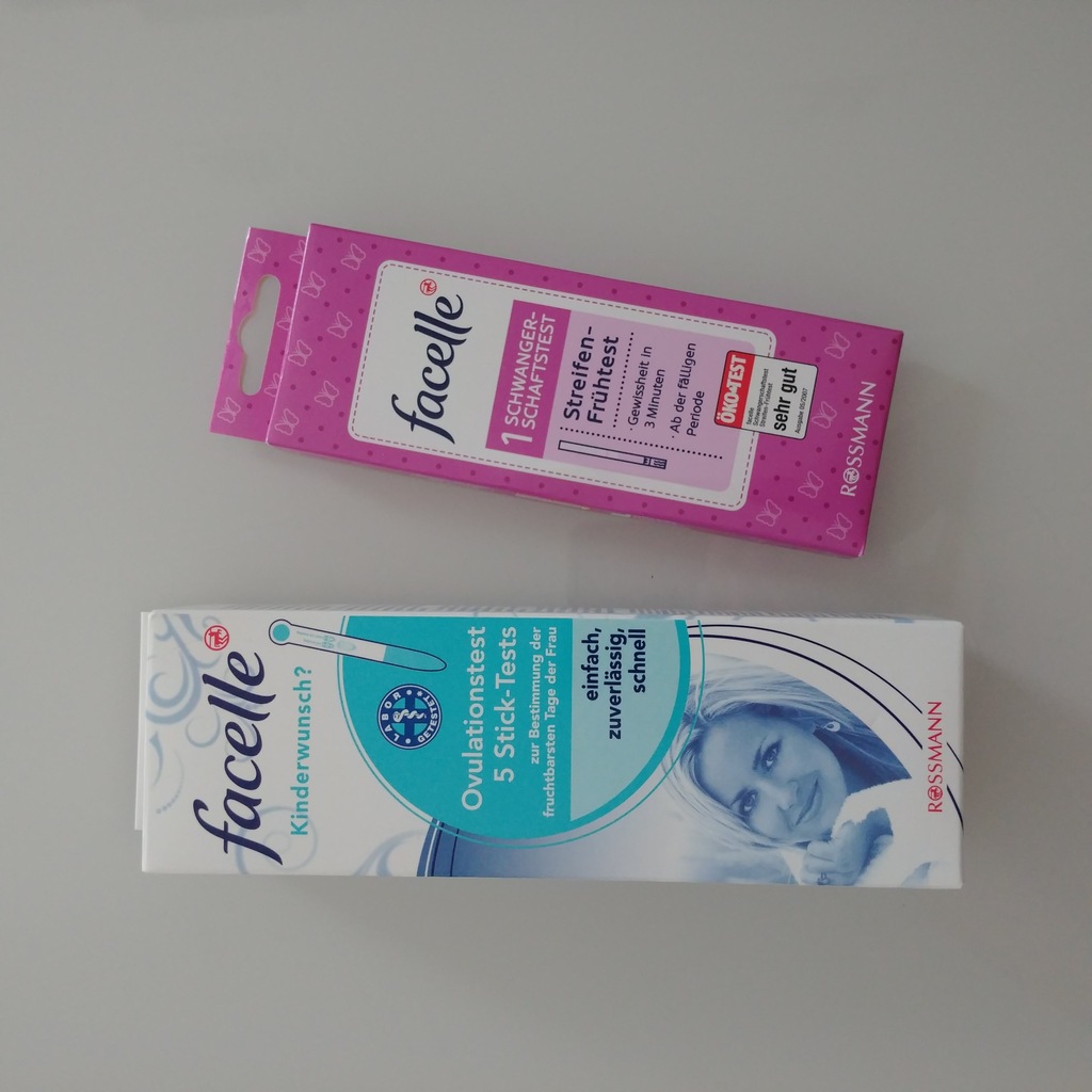Testy owulacyjne + test ciążowy ROSSMANN facelle