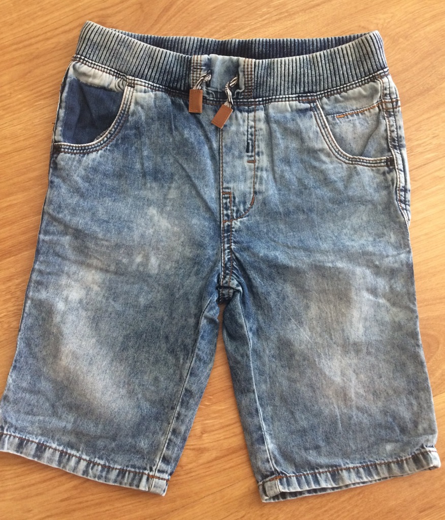 ZARA krótkie spodenki r.122 jeans
