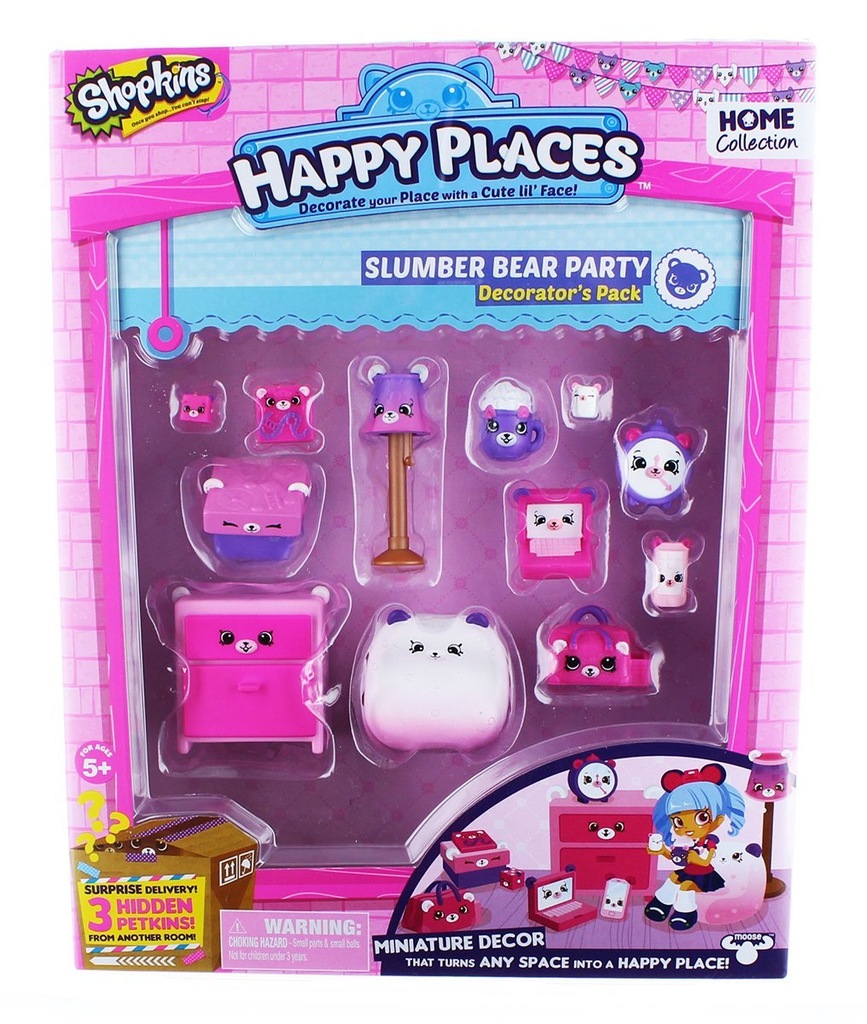 SHOPKINS Happy Places POKÓJ 12 PAK Petkinsy 24H