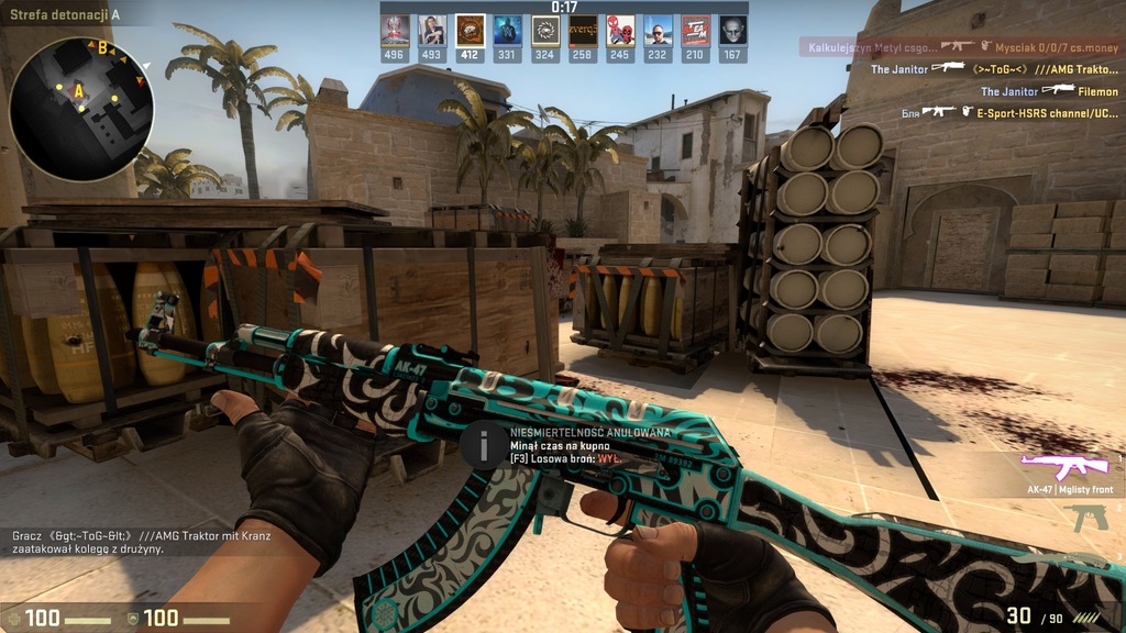 AK-47 MGLISTY FRONT / Frontside Misty FT cs go !!!