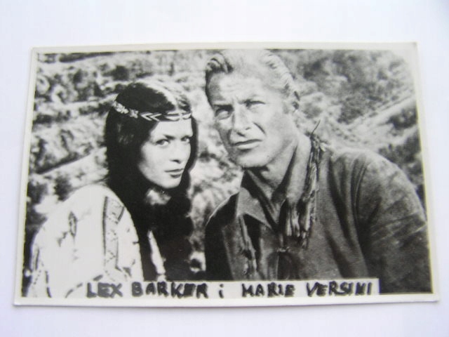 FILM WINNETOU Aktorzy LEX BARKER MARIE VERSINI