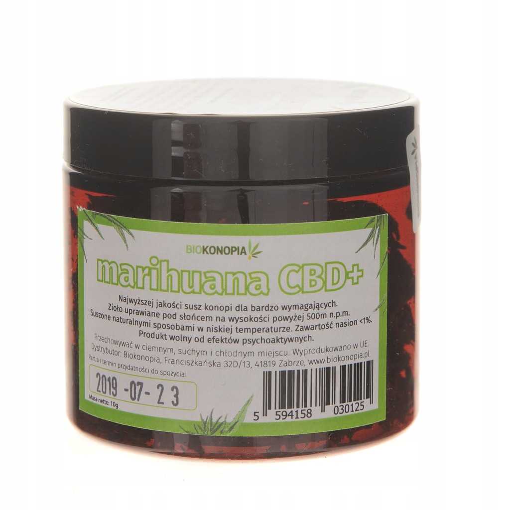 MARIHUANA CBD+ BIOKONOPIA BEZ GMO ORGANICZNA 10G