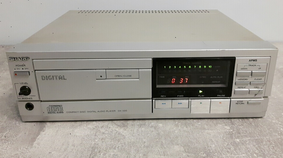【希少】SHARP DX-500 CDプレイヤー　現状品 定価118000 stereonomono - reference website about audio equipment