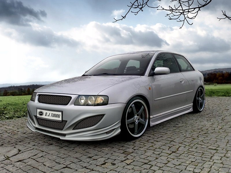 Audi A3 8l 1996 2003 Zderzak Przedni Dj Tuning 7734076943 Oficjalne Archiwum Allegro