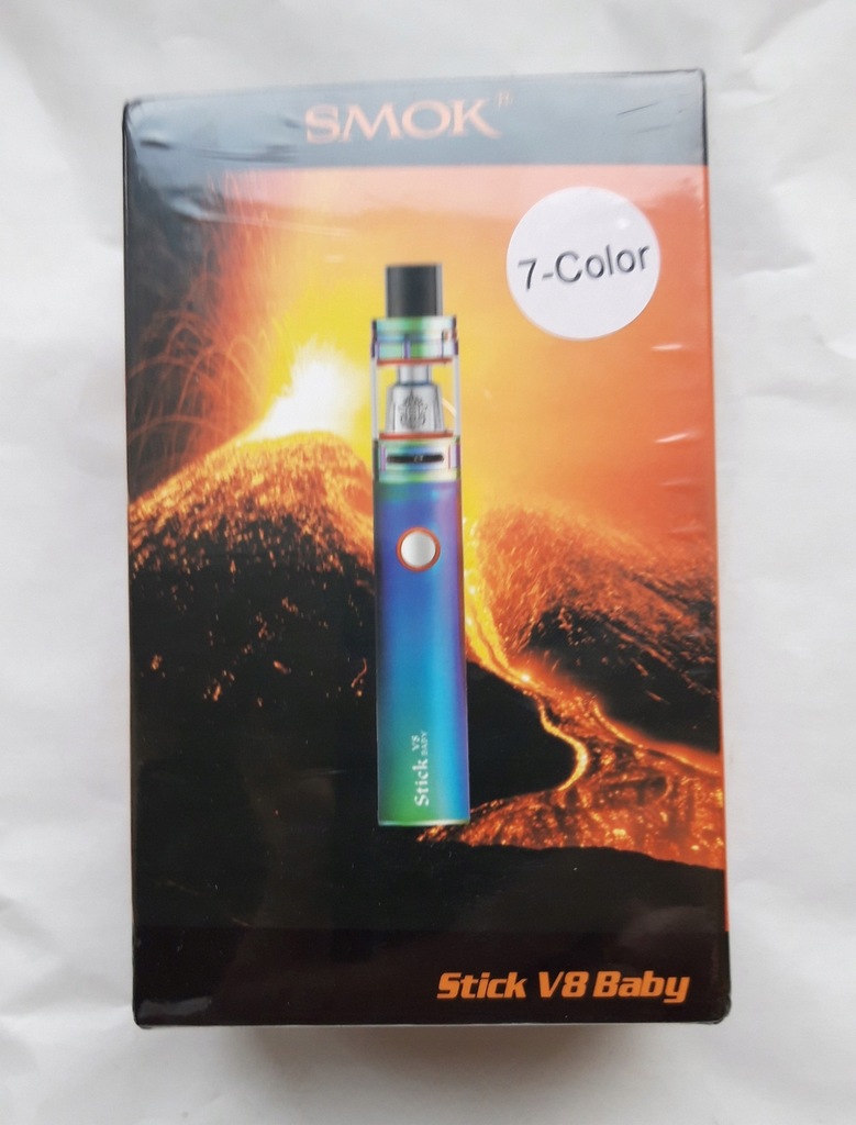 E Papieros Oryg Smok Stick V8 Baby Kit Zestaw 3ml 7765766460 Oficjalne Archiwum Allegro