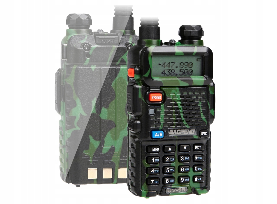 Radiotelefon BAOFENG UV5R CAMOUFLAGE 5W dualbander