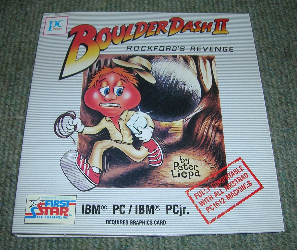 Boulder Dash 2 - PC - 1986r - oryginał , I wydanie