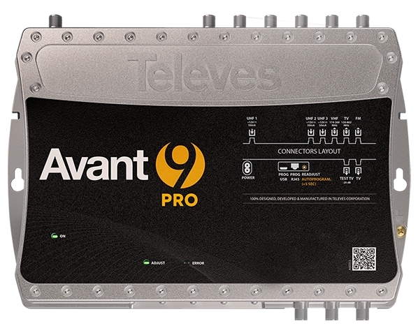 Wzmacniacz DVB-T UHF VHF FM Televes AVANT 9 PRO
