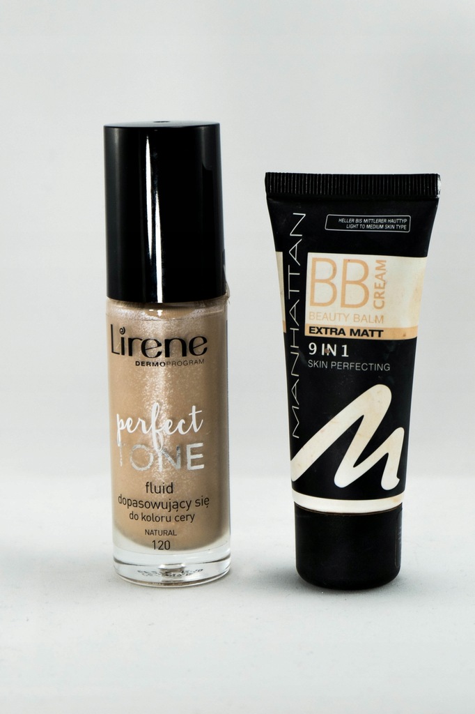 Podkłady fluidy Manhattan BB Cream i Lirene Perfec