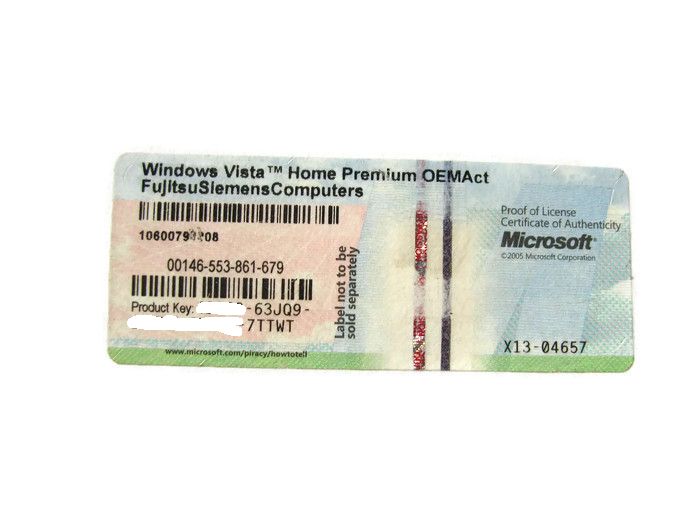 【FUJITSU】Winodws Vista™ Home Premium WINDOWS VISTA HOME PREMIUM 32BIT BOX PL - 8610215386