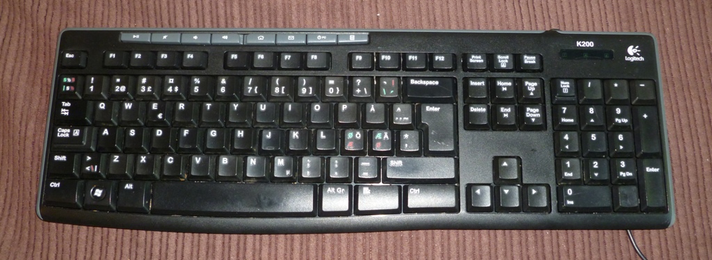 Klawiatura przewodowa Logitech K200 