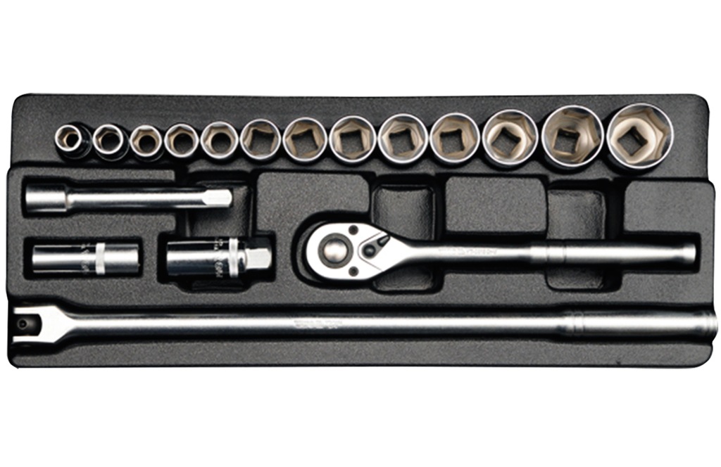 Zestaw nasadek kluczy YATO 1/2" 18czę YT-1264