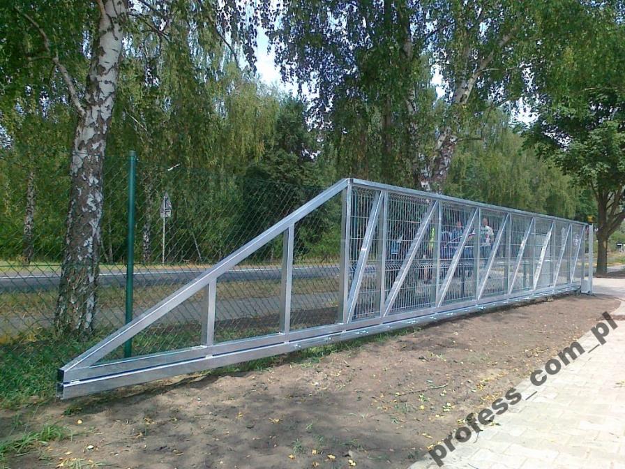 Brama przesuwna 7m PRZEMYSŁOWA jakość BEZPIECZEŃST