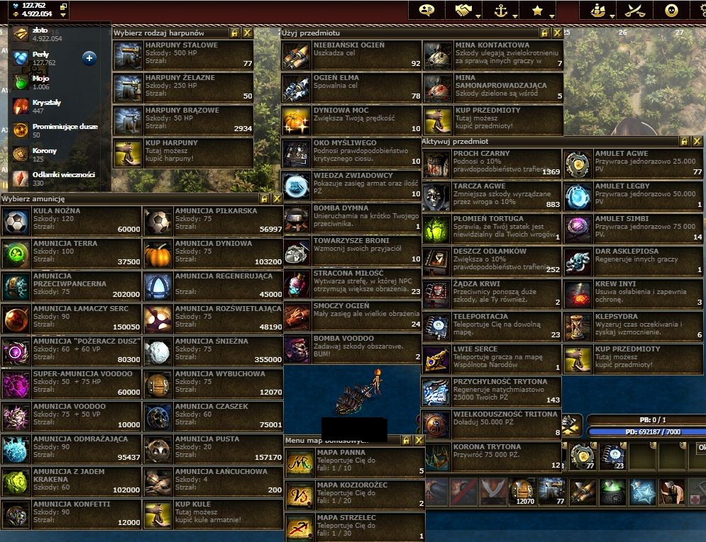 Seafight PL Super konto na start! Design Bonfire