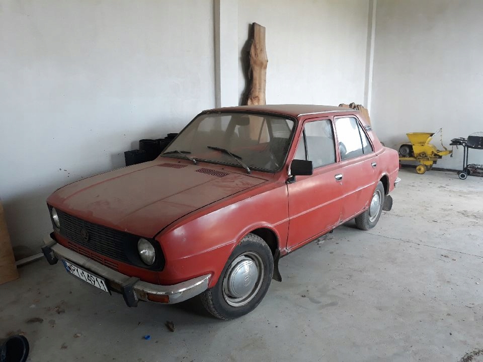 Skoda 105 zabytek super stan 100% oryginał zarejes