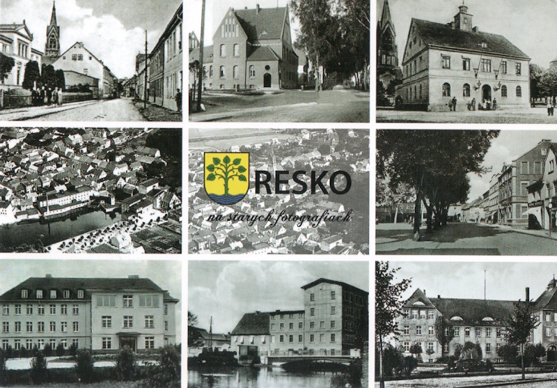 RESKO - ULICA WOJSKA POLSKIEGO + POCZTA i HERB -