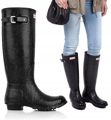 HUNTER CARNABY BOA TALL KALOSZE OCIEPLACZE R. 38,5