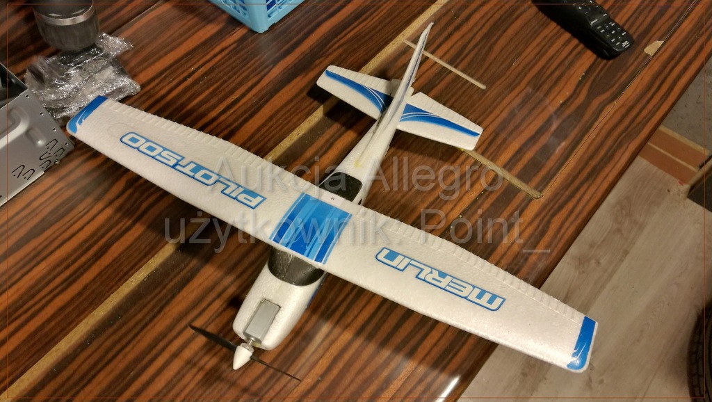 Samolot Merlin Pilot 500 RTF nielot pełny komplet