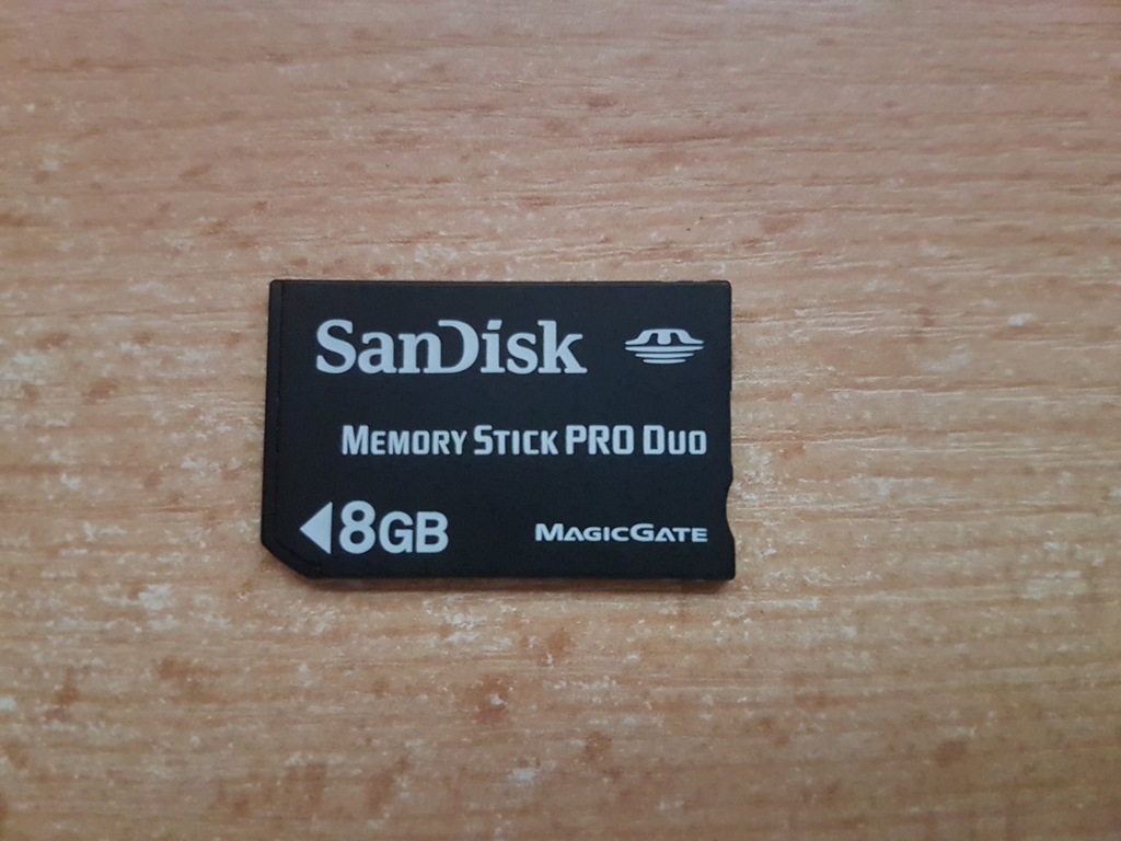 SanDisk Memory Stick Pro Duo 8 Gb - NAJTANIEJ ! :)