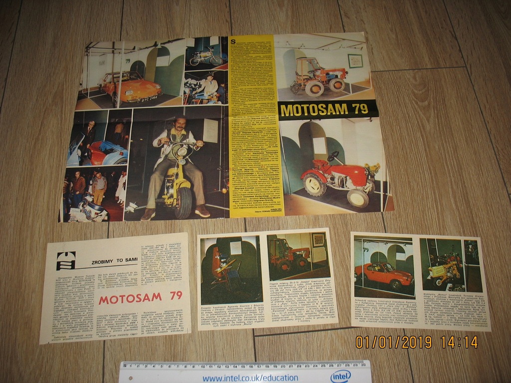 MOTOSAM 1979r Prototyp samoróbka motor auto PRL