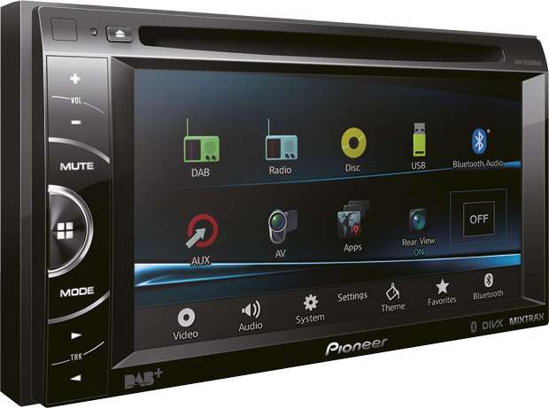PIONEER AVH-X3500DAB 2 DiN DiVX  USB DAB 4*50 WATT