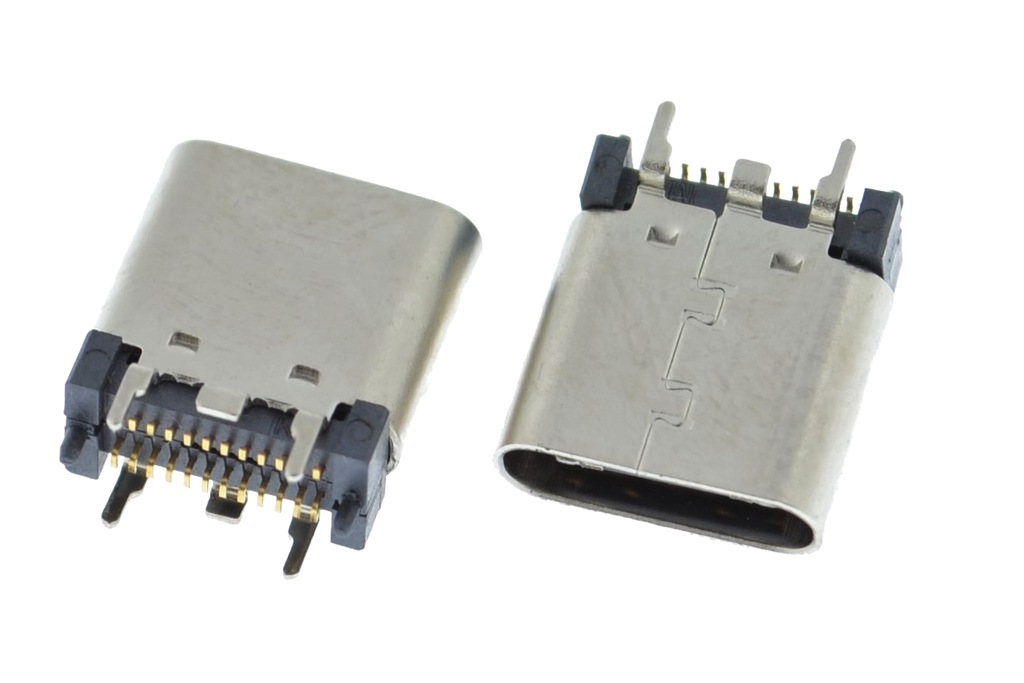 GNIAZDO MICRO USB 3.1 TYP C 24 PIN PIONOWE