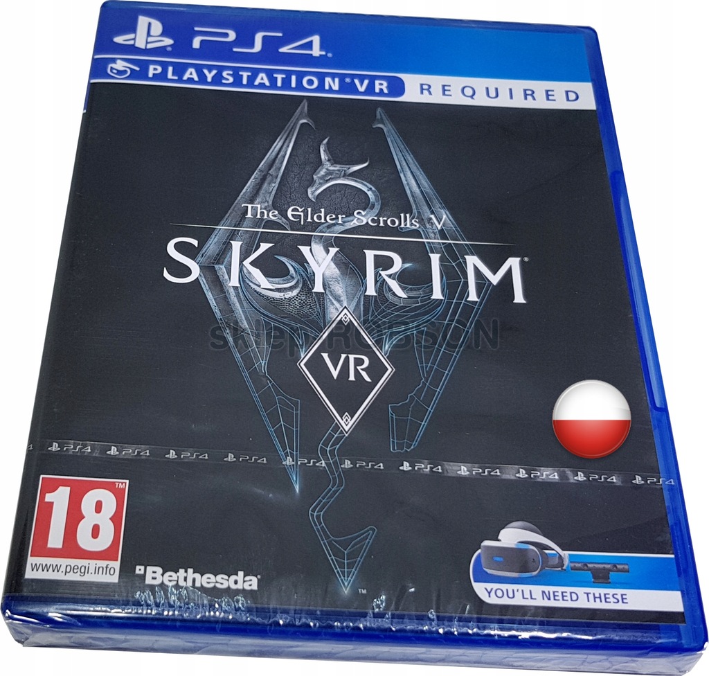 SKYRIM VR PS4 NOWY PLAYSTATION 4 PO POLSKU - 7617455056 - oficjalne ...