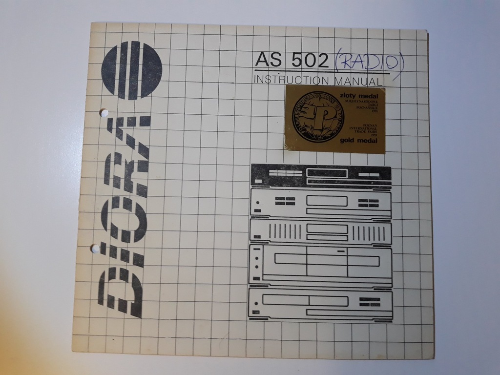 Instrukcja obsługi DIORA AS 502