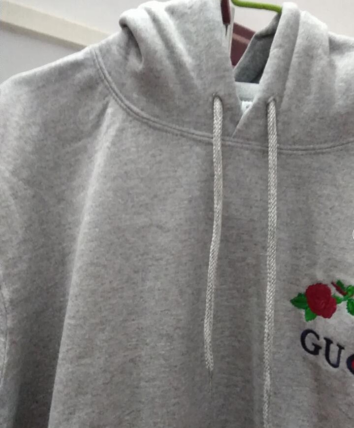 Gucci champion hotsell rose hoodie