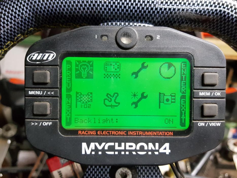 Mychron 4 telemetria pomiar czasu gokart alfano