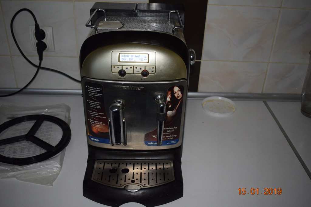 EKSPRES DO KAWY ZELMER 13Z011 USZKODZONY