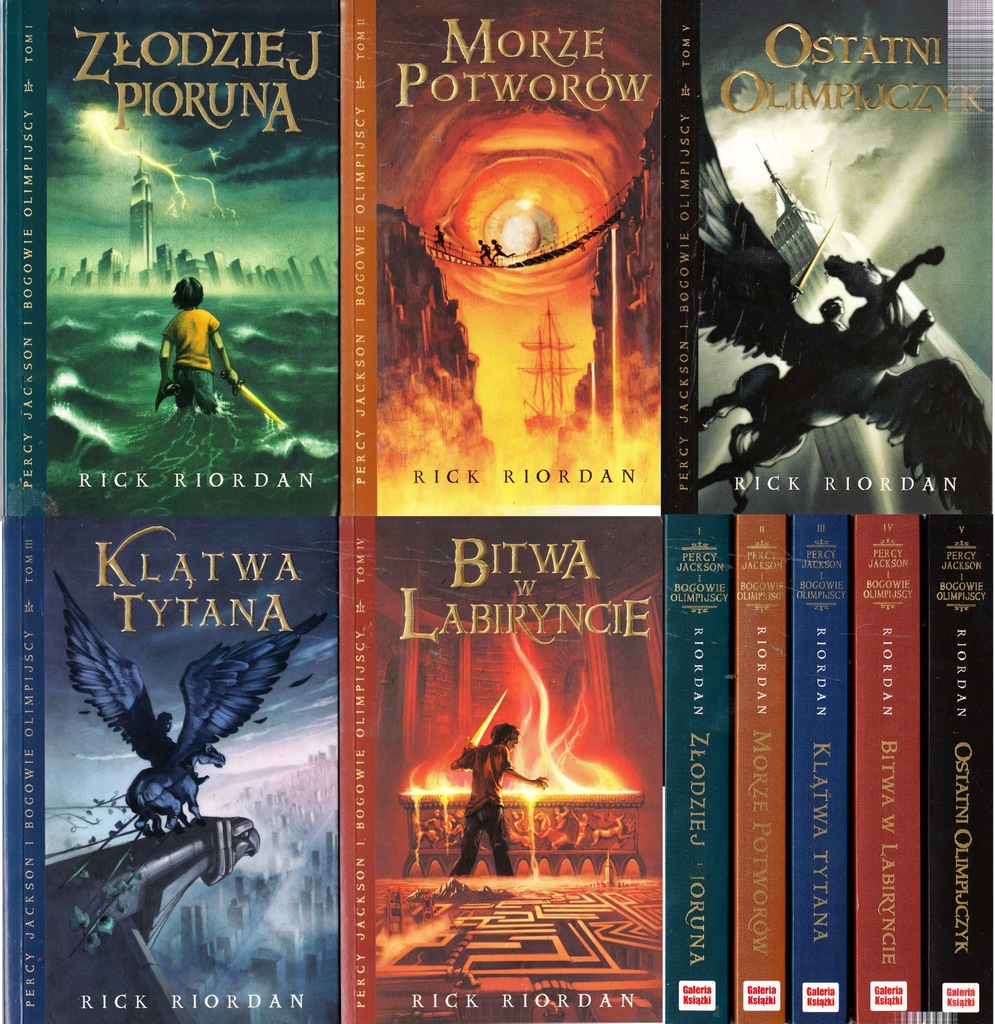 Percy Jackson i bogowie olimpijscy Riordan komplet