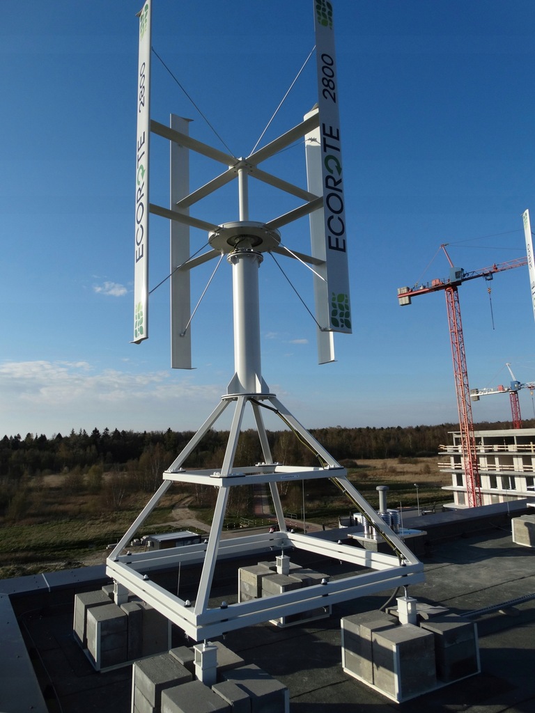 Turbina wiatrowa Pionowa Hipar ECOROTE 2800W VAWT