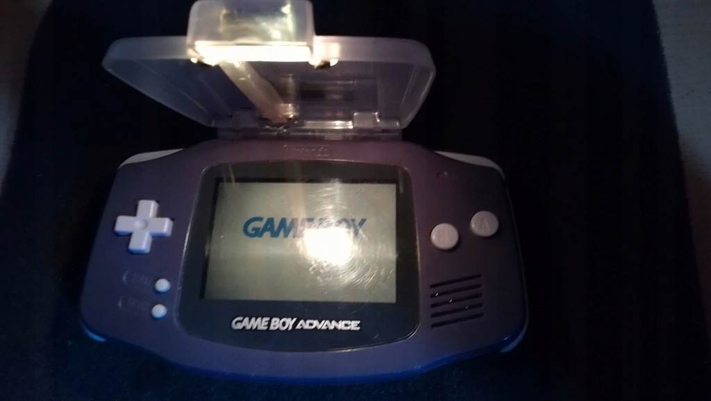 Gameboy Advance + podświetlenie + akumulator