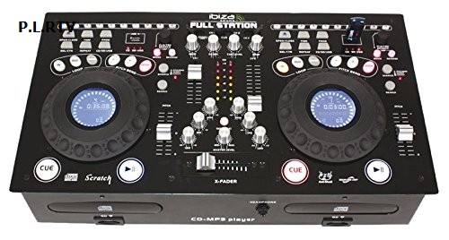 Ibiza FULL-STATION Stacja mikserska DJ z kontrole